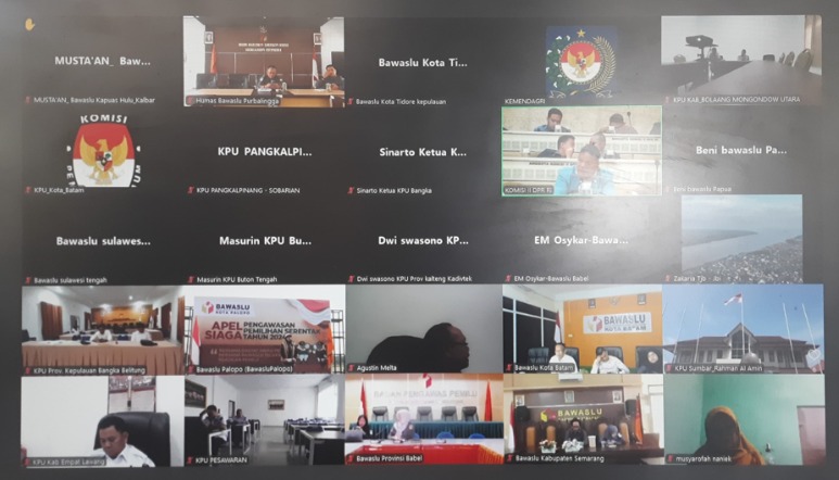 Bawaslu Kabupaten Jepara turut serta dalam Rapat Kerja dan Rapat Dengar Pendapat antara Komisi II DPR RI dengan Menteri Dalam Negeri, Komisi Pemilihan Umum RI, Bawaslu RI, dan Dewan Kehormatan Penyelenggara Pemilu RI