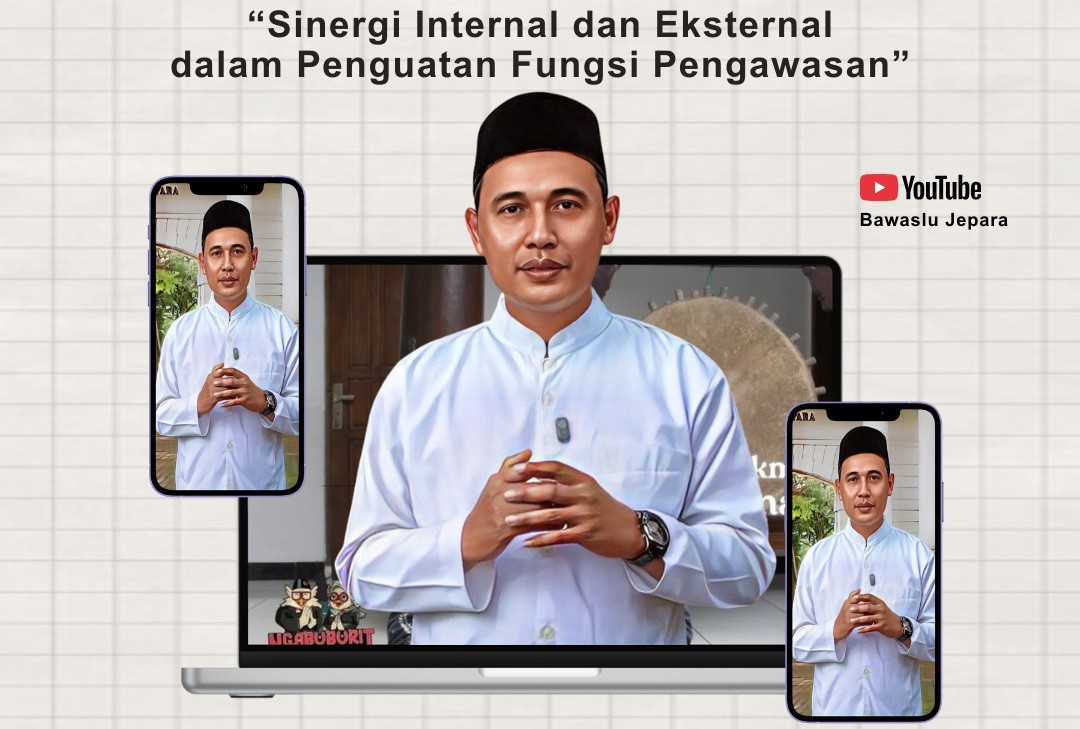Koordinator Divisi Pencegahan, Parmas, Humas Bawaslu Jepara, Ali Purnomo, memberikan arahan khusus dalam program "Ngabuburit Pengawasan"