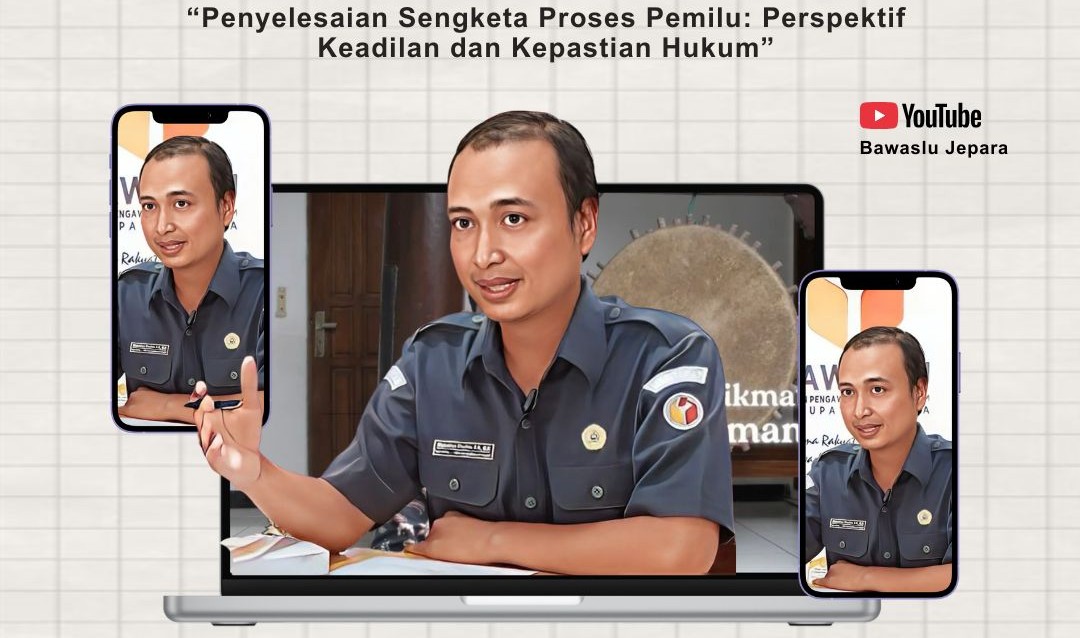 Staf Bawaslu Kabupaten Jepara, Misbahus Sholihin, dalam program "Ngabuburit Pengawasan"