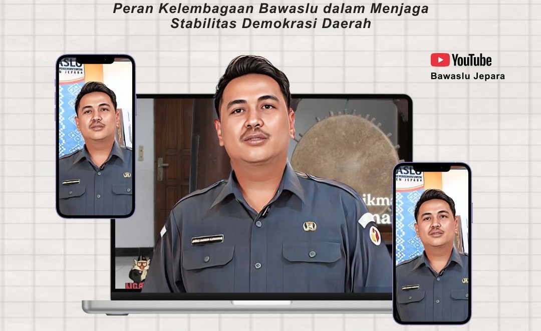 Staf Bawaslu Kabupaten Jepara, Ahmad Andredy Kurniawan, dalam program "Ngabuburit Pengawasan"