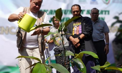 Peluncuran Gerakan Jumat Sehati dan Jumpa Berlian di Kantor Bawaslu Kabupaten Bogor