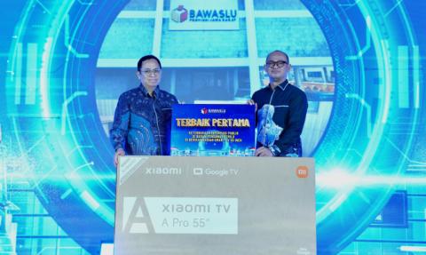 Anggota Bawaslu Puadi dalam Penganugrahan Keterbukaan Informasi Publik Bawaslu Provinsi Tahun 2025 di Jakarta, Sabtu (13/12/2025) malam.