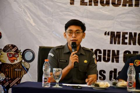 Aji Susanto (Penata Kelola Pengawasan Pemilu Bawaslu Kabupaten Jepara)