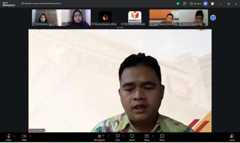 Bawaslu Kabupaten Jepara mengikuti Rapat Koordinasi Penarikan Data Partisipasi Masyarakat (Parmas) Semester I Tahun 2026 yang diselenggarakan oleh Bawaslu Provinsi Jawa Tengah pada Kamis (18/6/2026) secara daring melalui Zoom Meeting.