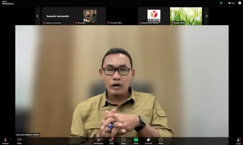 Bawaslu Kabupaten Jepara mengikuti Rapat Koordinasi Pengawasan Pemutakhiran Data Pemilih Berkelanjutan (PDPB) Semester I Tahun 2026 yang diselenggarakan oleh Bawaslu Provinsi Jawa Tengah secara daring pada Rabu (24/6).