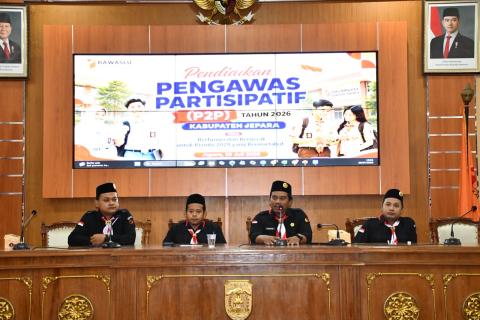 Bawaslu Kabupaten Jepara menyelenggarakan Pendidikan Pengawas Partisipatif (P2P) Tahun 2026 bertema “Berfungsi dan Bergerak untuk Pemilu 2029 yang Bermartabat” pada Rabu, (29/7).