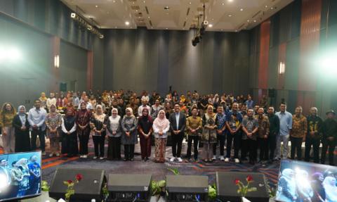 Suasana Kegiatan Evaluasi Kebijakan Publikasi dan Pemberitaan Bawaslu pada Masa Nontahapan Pemilu di Surabaya, Rabu (26/8/2026).