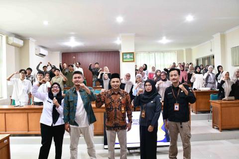 Pertemuan ke Tiga Kelas Penyelesaian Sengketa Proses Pemilu oleh Badan Pengawas Pemilihan Umum (Bawaslu) Kabupaten Jepara bagi mahasiswa Fakultas Syariah dan Hukum Universitas Islam Nahdlatul Ulama (Unisnu) Jepara, Rabu (14/10).