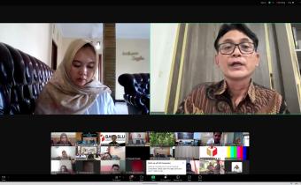 Bawaslu Kabupaten Jepara mengikuti Rapat Laporan Progres Penataan dan Pengelolaan Arsip Pengawasan Pemilihan 2024 yang diselenggarakan Bawaslu Provinsi Jawa Tengah melalui zoom meeting