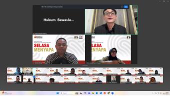 Bawaslu Kabupaten Jepara turut serta dalam diskusi daring "Selasa Menyapa" yang diselenggarakan oleh Bawaslu Provinsi Jawa Tengah