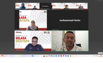 Bawaslu Jepara mengikuti diskusi daring "Selasa Menyapa" yang diselenggarakan oleh Bawaslu Provinsi Jawa Tengah