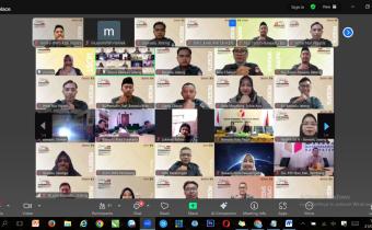 Bawaslu Jepara turut serta dalam kegiatan Literasi Pojok Pengawasan Volume 3 yang diselenggarakan oleh Bawaslu Provinsi Jawa Tengah secara daring