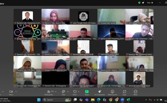 Bawaslu Jepara mengikuti Rapat Penyusunan Sasaran Kinerja Pegawai (SKP) Tahun 2025 yang diselenggarakan oleh Bawaslu Provinsi Jawa Tengah secara daring