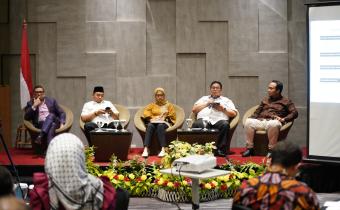 Ketua Bawaslu Rahmat Bagja saat pemaparan dalam Diskusi Media yang diselenggarakan oleh Perkumpulan untuk Pemilu dan Demokrasi (Perludem), Rabu (20/8/2025)/Foto: Publikasi dan Pemberitaan Bawaslu