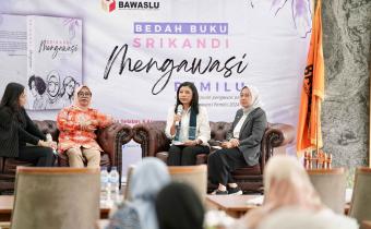 Diskusi Beda Buku Srikandi Pengawas Pemilu di Palembang, Selasa (5/8/2025) /Foto: Publikasi dan Pemberitaan Bawaslu