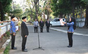 Bawaslu Jepara menggelar upacara bendera untuk memperingati Hari Ulang Tahun (HUT) ke-80 Kemerdekaan Republik Indonesia