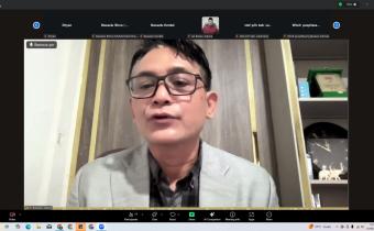 Bawaslu Jepara mengikuti kegiatan Literasi Pojok Pengawasan Vol-5 yang digelar oleh Bawaslu Provinsi Jawa Tengah melalui zoom meeting