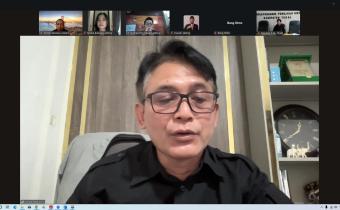 Bawaslu Jepara turut serta dalam Rapat Koordinasi Penyusunan Artikel Penanganan Pelanggaran Pemilihan Tahun 2024, Persiapan Gakkumdu Award, dan Sosialisasi Pelaksanaan Kompetisi Debat Penegakan Hukum Antar Perguruan Tinggi Se-Indonesia yang di selenggarakan Bawaslu Provinsi Jawa Tengah melalui zoom meeting