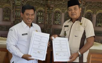 Bawaslu Kabupaten Jepara resmi menandatangani nota kesepahaman (MoU) dengan Kwartir Cabang (Kwarcab) Gerakan Pramuka Jepara