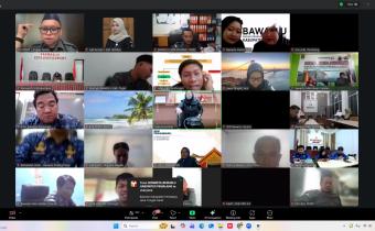 Bawaslu Kabupaten Jepara mengikuti kegiatan Sosialisasi Fitur Informasi Penelusuran Sengketa pada Aplikasi Sistem Informasi Penyelesaian Sengketa (SIPS) yang diselenggarakan secara daring melalui Zoom Meeting