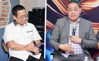 Anggota Bawaslu Herwyn JH Malonda (kanan) dalam diskusi Peran Strategis Bawaslu dalam Memperkuat Demokrasi Elektoral di Jakarta, Rabu (14/1/2026).