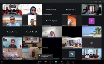 Bawaslu Kabupaten Jepara mengikuti Rapat Pembahasan Pelaksanaan Anggaran Awal Tahun 2026 yang dilaksanakan melalui zoom meeting