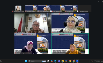 Bawaslu Jepara mengikuti Rapat Koordinasi Persiapan Penyelenggaraan Orientasi Pegawai Pemerintah dengan Perjanjian Kerja (PPPK) dan Sosialisasi Pelatihan Sekretariat melalui Learning Management System (LMS) yang diselenggarakan oleh Bawaslu RI melalui zoom meeting