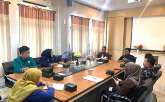 Bawaslu Jepara melaksanakan audiensi dengan Dinas Kependudukan dan Pencatatan Sipil (Disdukcapil) Kabupaten Jepara pada Jumat (10/04)