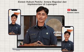 Staf Bawaslu Kabupaten Jepara, Ghani Rizky Muhamamd, dalam program "Ngabuburit Pengawasan"