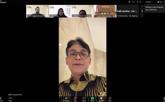 Bawaslu Jepara mengikuti kegiatan Literasi Pojok Pengawasan Volume 17 yang diselenggarakan oleh Bawaslu Provinsi Jawa Tengah secara daring melalui Zoom Meeting pada Senin (20/7).