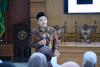 Anggota Bawaslu Kabupaten Jepara Ali Purnomo menjadi Narasumber dalam Pertemuan ke Tiga Kelas Penyelesaian Sengketa Proses Pemilu oleh Badan Pengawas Pemilihan Umum (Bawaslu) Kabupaten Jepara bagi mahasiswa Fakultas Syariah dan Hukum Universitas Islam Nahdlatul Ulama (Unisnu) Jepara, Rabu (14/10).