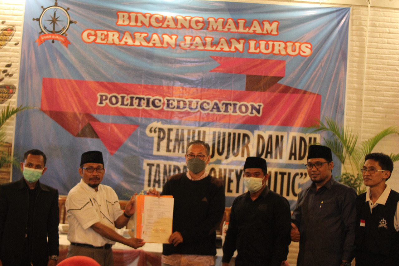 Kegiatan Politic Education dengan tema "Pemilu yang Jujur dan Adil Tanpa Money Politic"