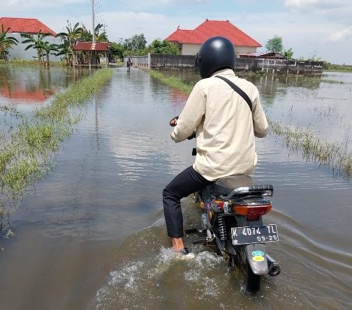 Panwascam Nalumsari banjir